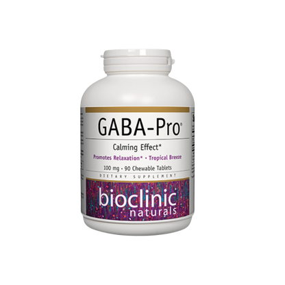 Bioclinic Naturals GABA-Pro Chewable Tablets