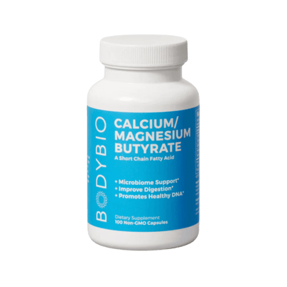 BodyBio Calcium/Magnesium Butyrate Capsules