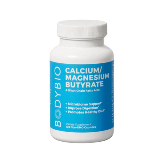 BodyBio Calcium/Magnesium Butyrate Capsules