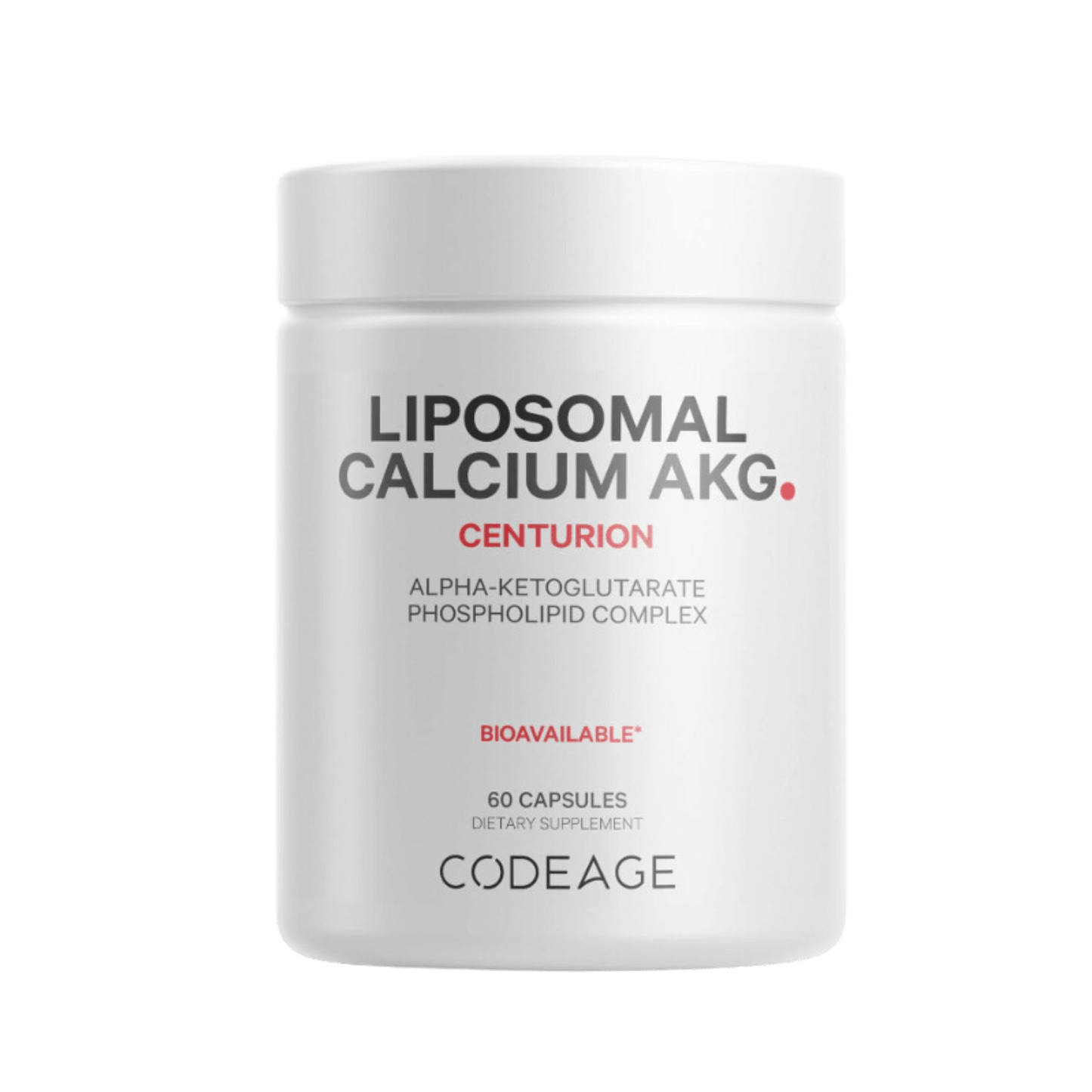 Codeage Liposomal Calcium AKG Capsules