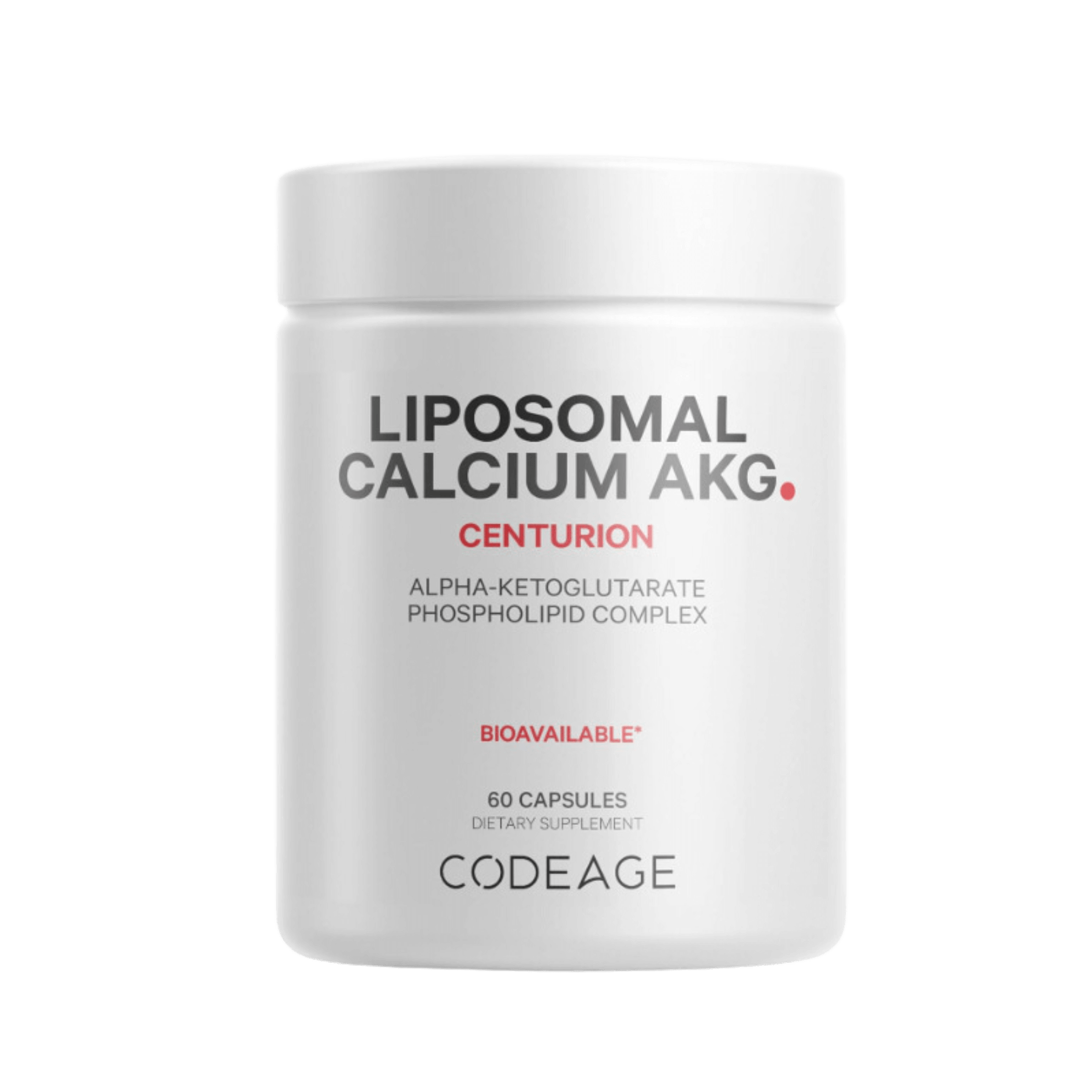 Codeage Liposomal Calcium AKG Capsules