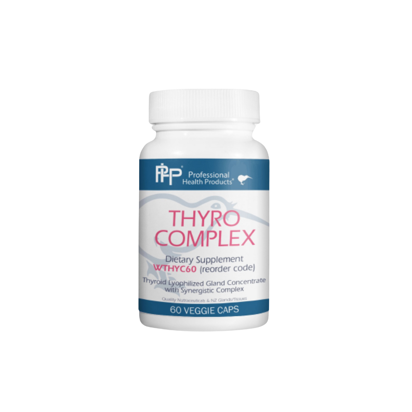 Professional Health Products Thyro Complex with Thyroid Glandular Capsules