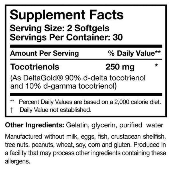 Researched Nutritionals TocoPure D&G Softgels