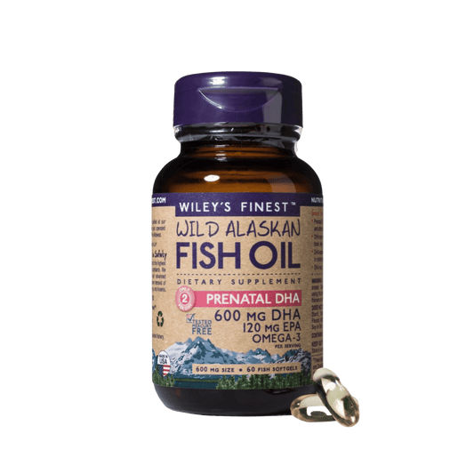 Wiley's Finest Wild Alaskan Fish Oil - Prenatal DHA Softgels