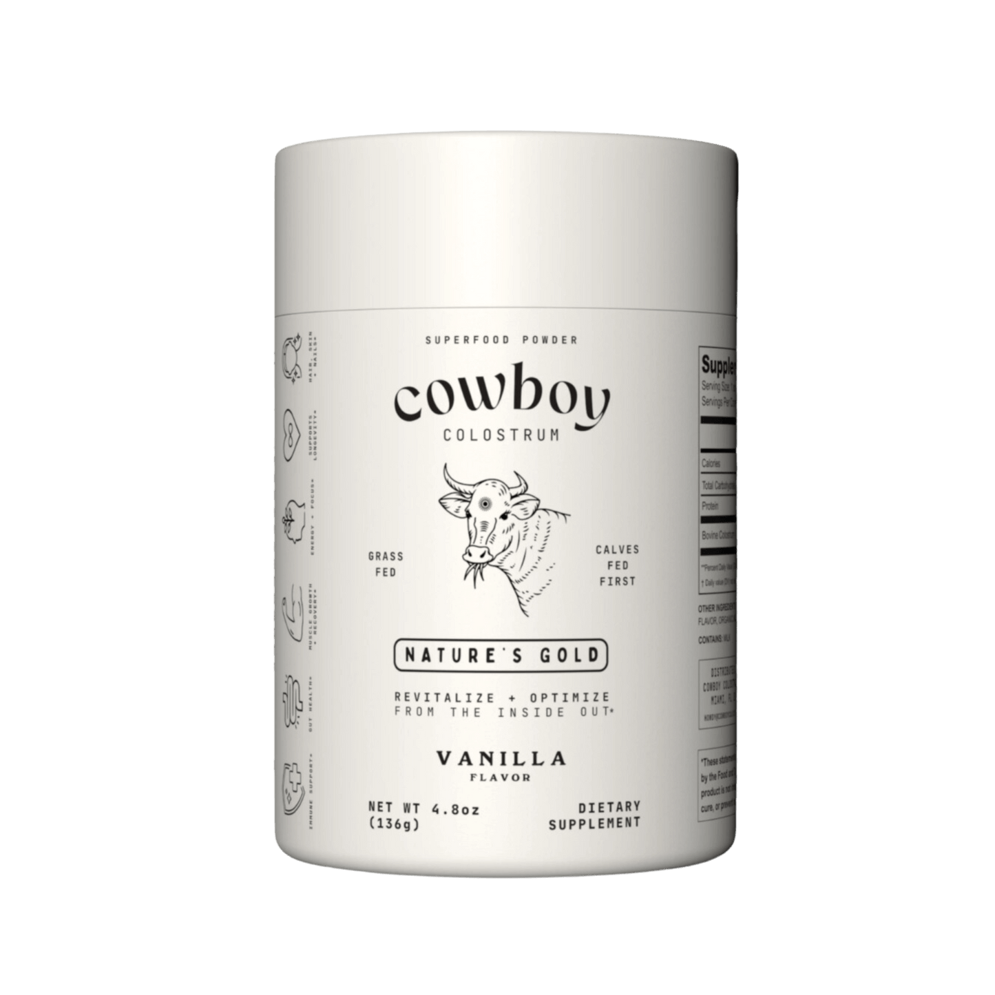 Cowboy Colostrum Nature's Gold: Vanilla Colostrum