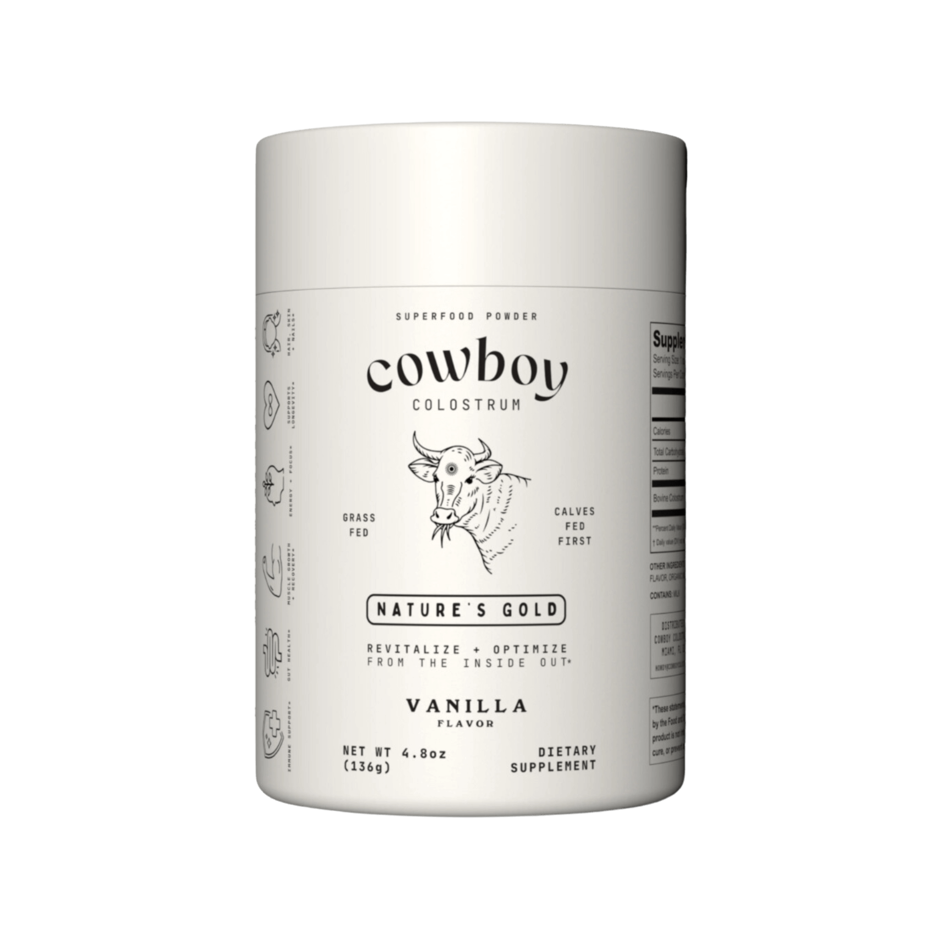 Cowboy Colostrum Nature's Gold: Vanilla Colostrum