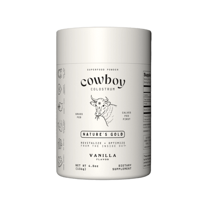 Cowboy Colostrum Nature's Gold: Vanilla Colostrum