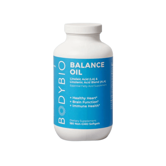 BodyBio Balance Oil (Omega 6+3) Softgels