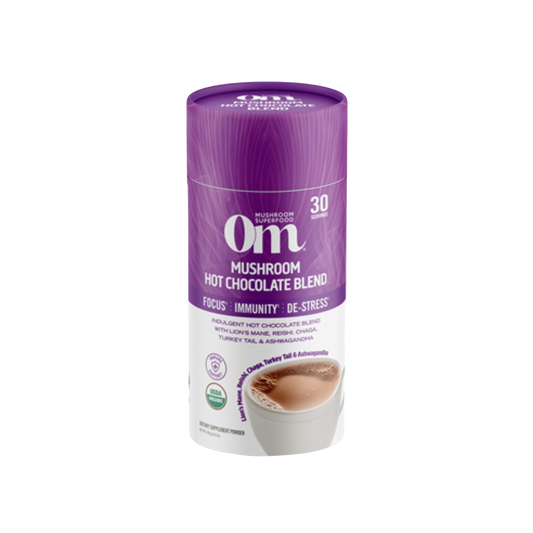 Om Mushroom Hot Chocolate Powder 1
