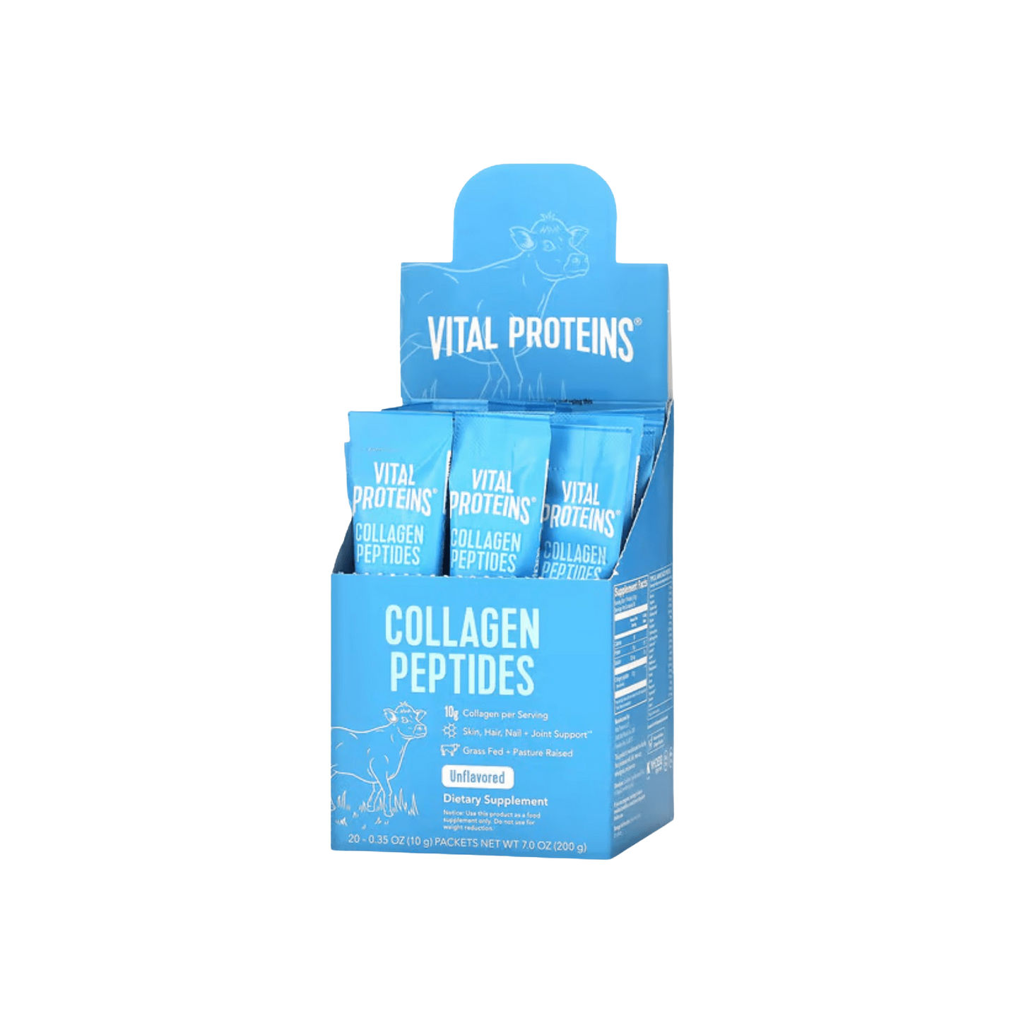Vital Proteins Collagen Peptides Unflavored Single Serving Packets