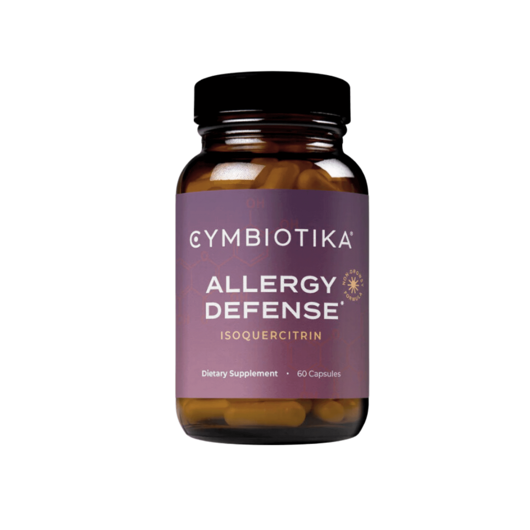 Image of cymbiotika allergy defense glass bottle