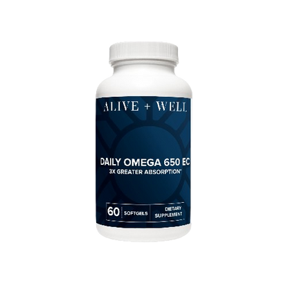 Alive and Well Daily Omega 650 EC Capsules