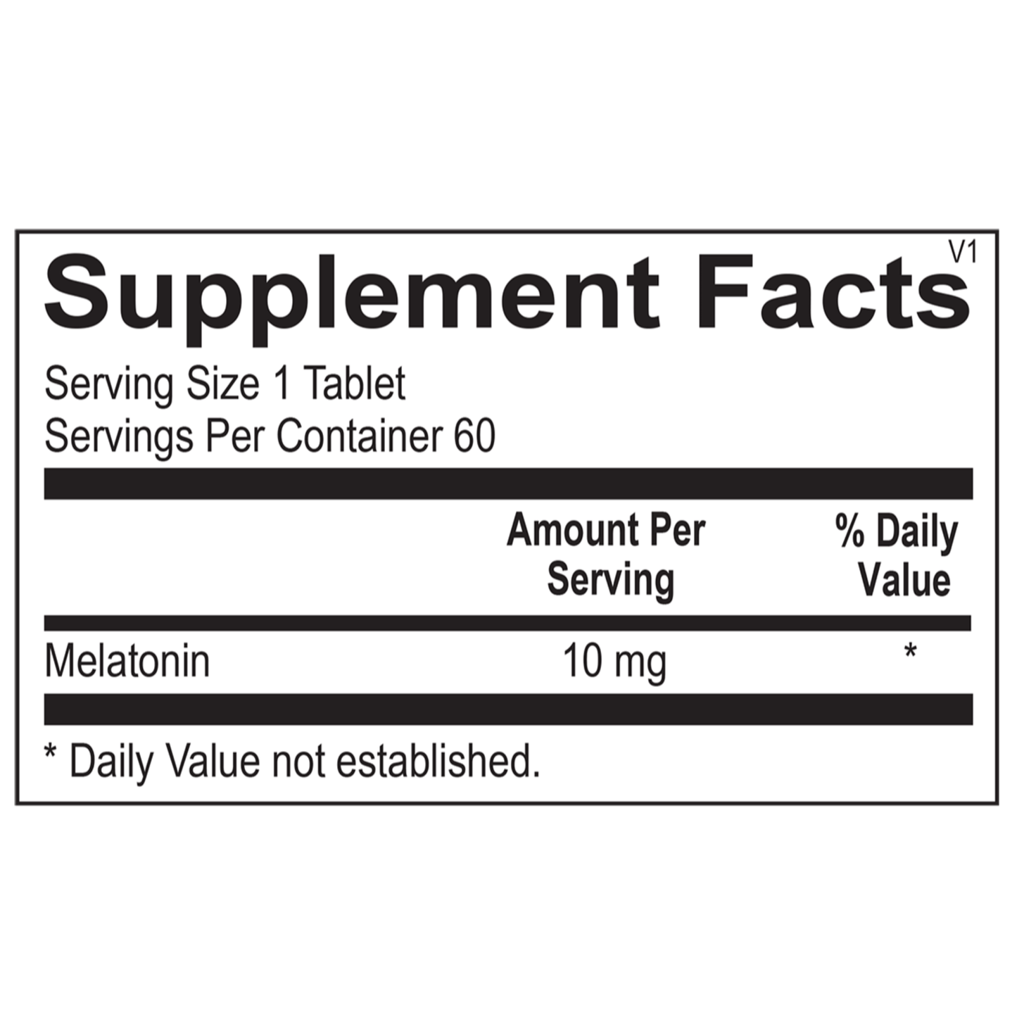Orthomolecular Melatonin 10mg Tablets 2
