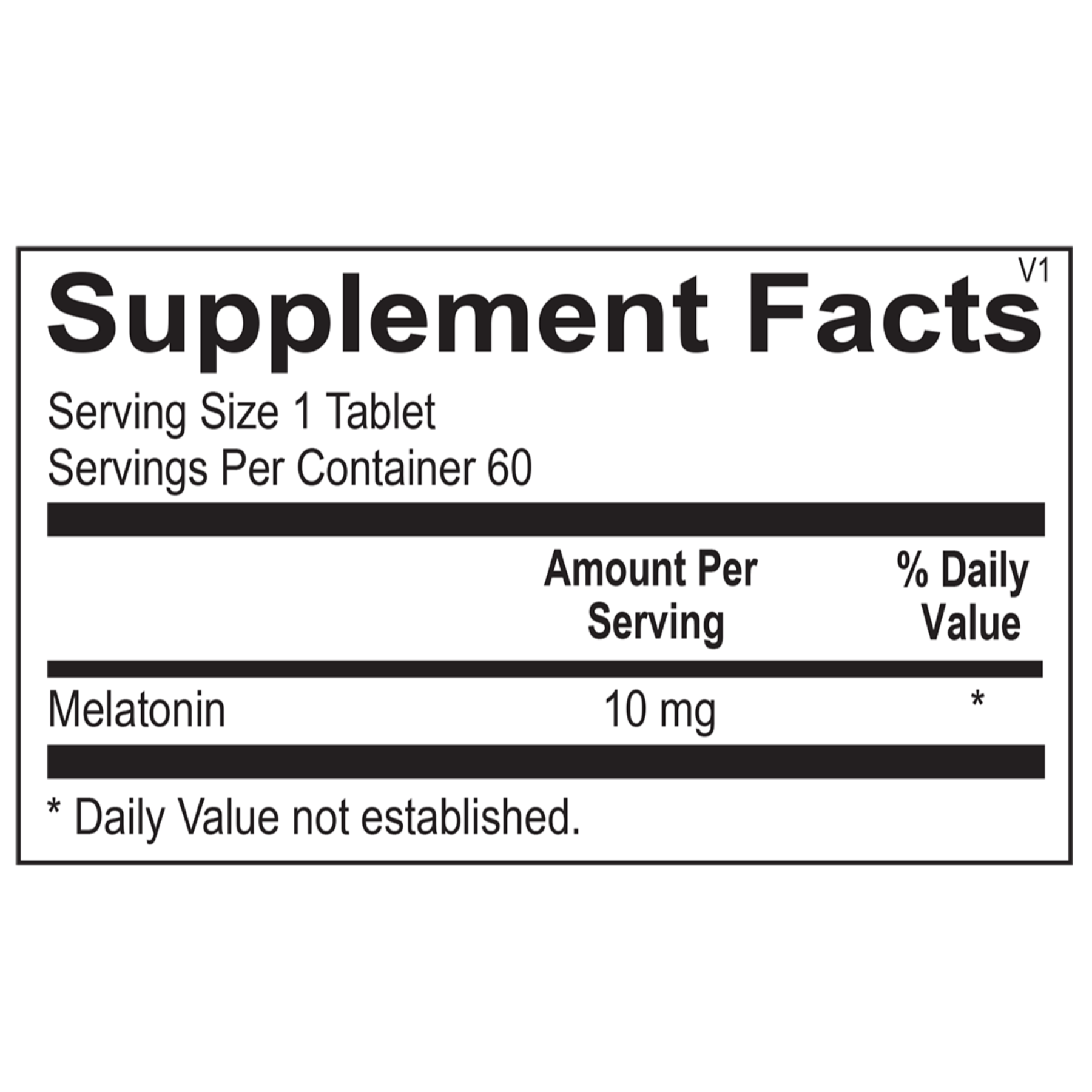 Orthomolecular Melatonin 10mg Tablets 2