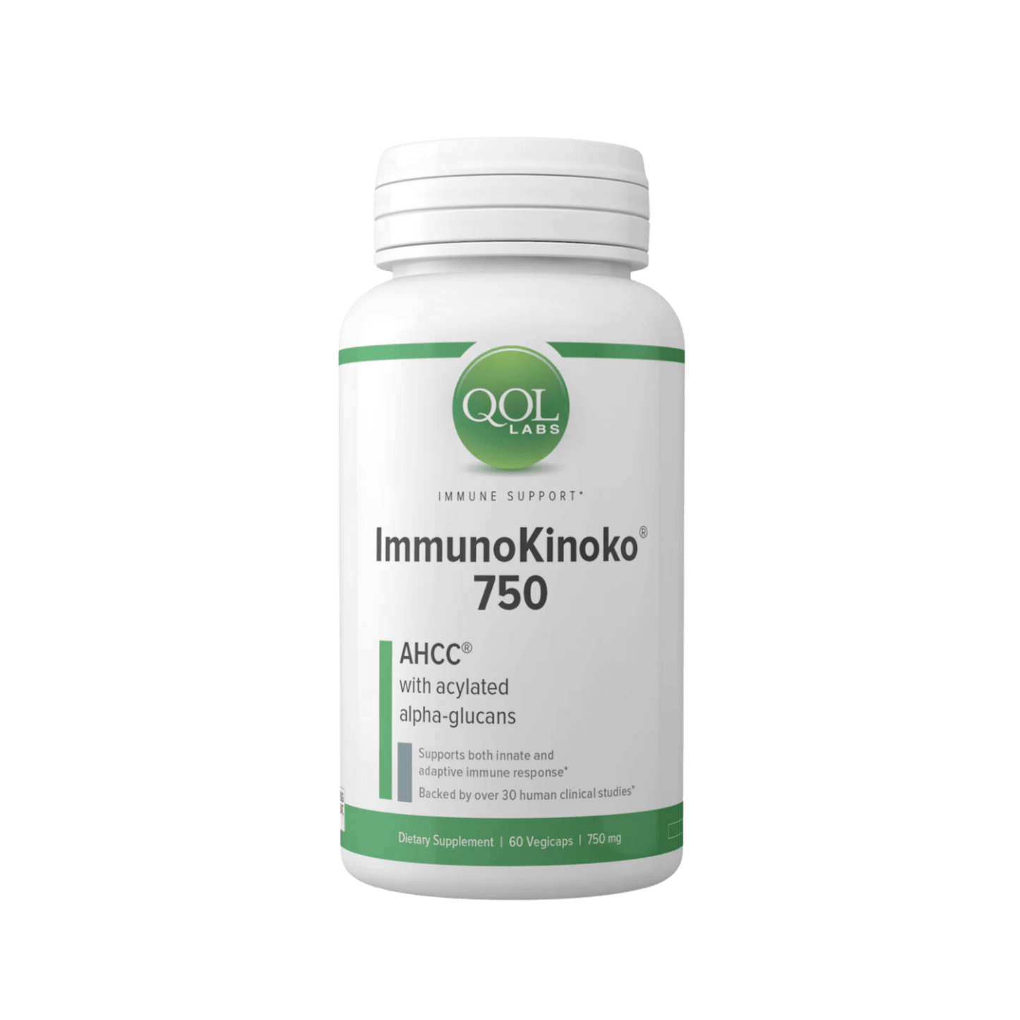 QOL Labs ImmunoKinoko 750 Capsules