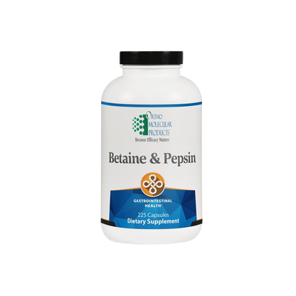 Orthomolecular Betaine & Pepsin Capsules 1