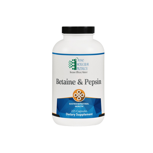 Orthomolecular Betaine & Pepsin Capsules 1