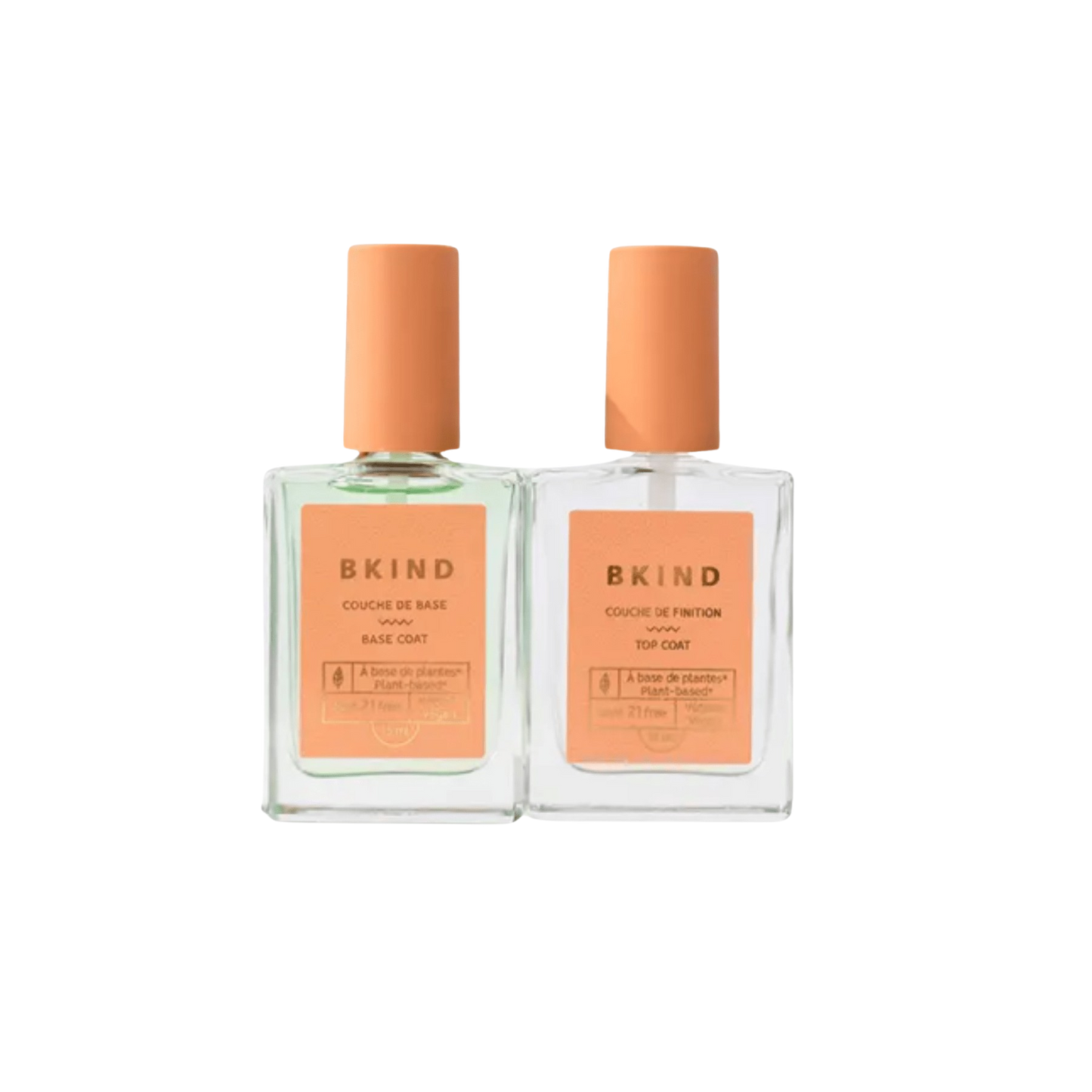 BKIND Manicure Pack - Nail Polish Duo - Base and Top Coat
