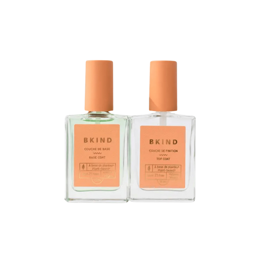 BKIND Manicure Pack - Nail Polish Duo - Base and Top Coat