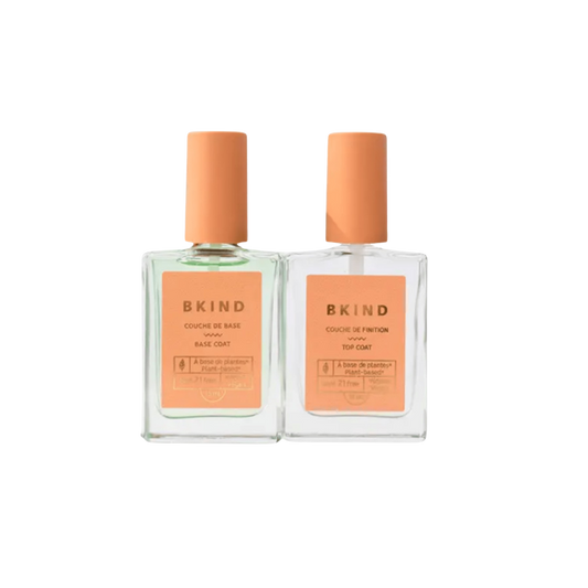 BKIND Manicure Pack - Nail Polish Duo - Base and Top Coat 1
