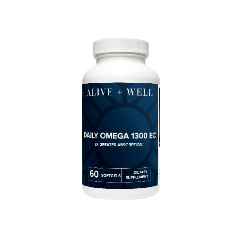 Alive and Well Daily Omega 1300 EC Softgels