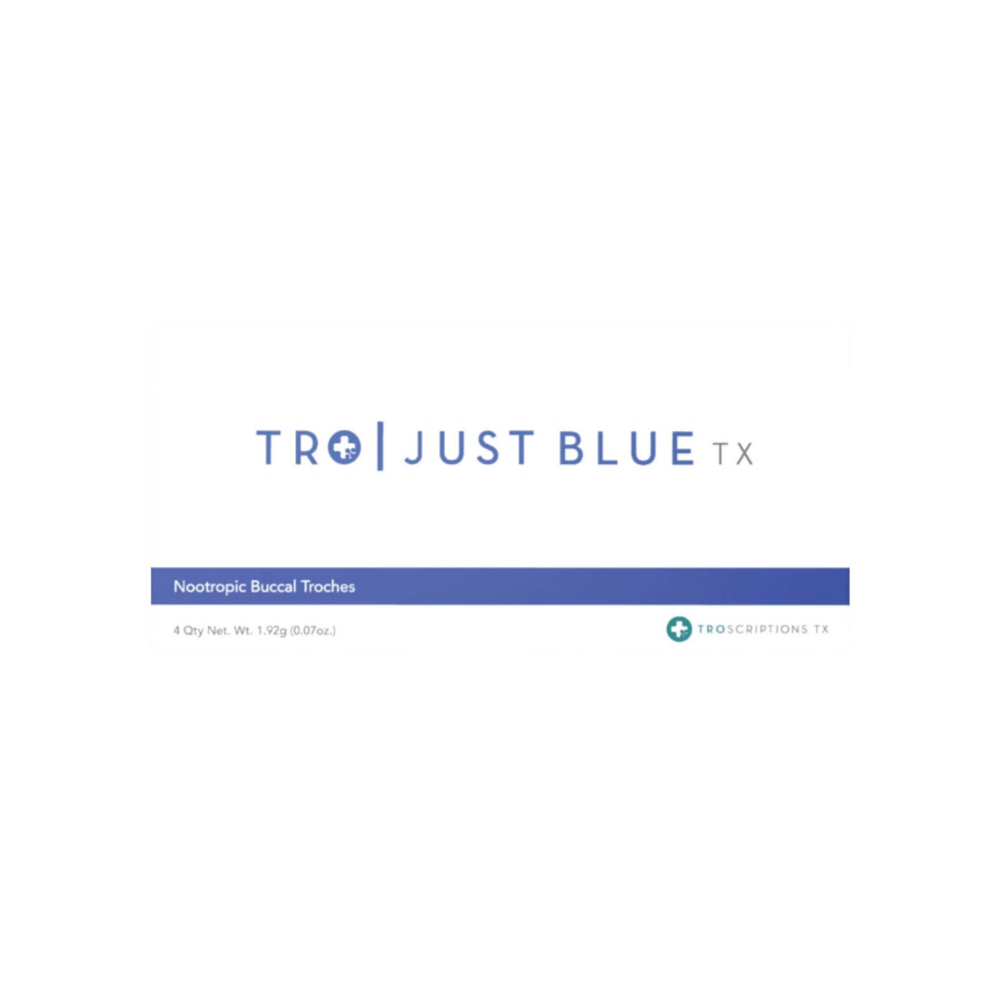 JUST BLUE NOOTROPIC BUCCAL TROCHES