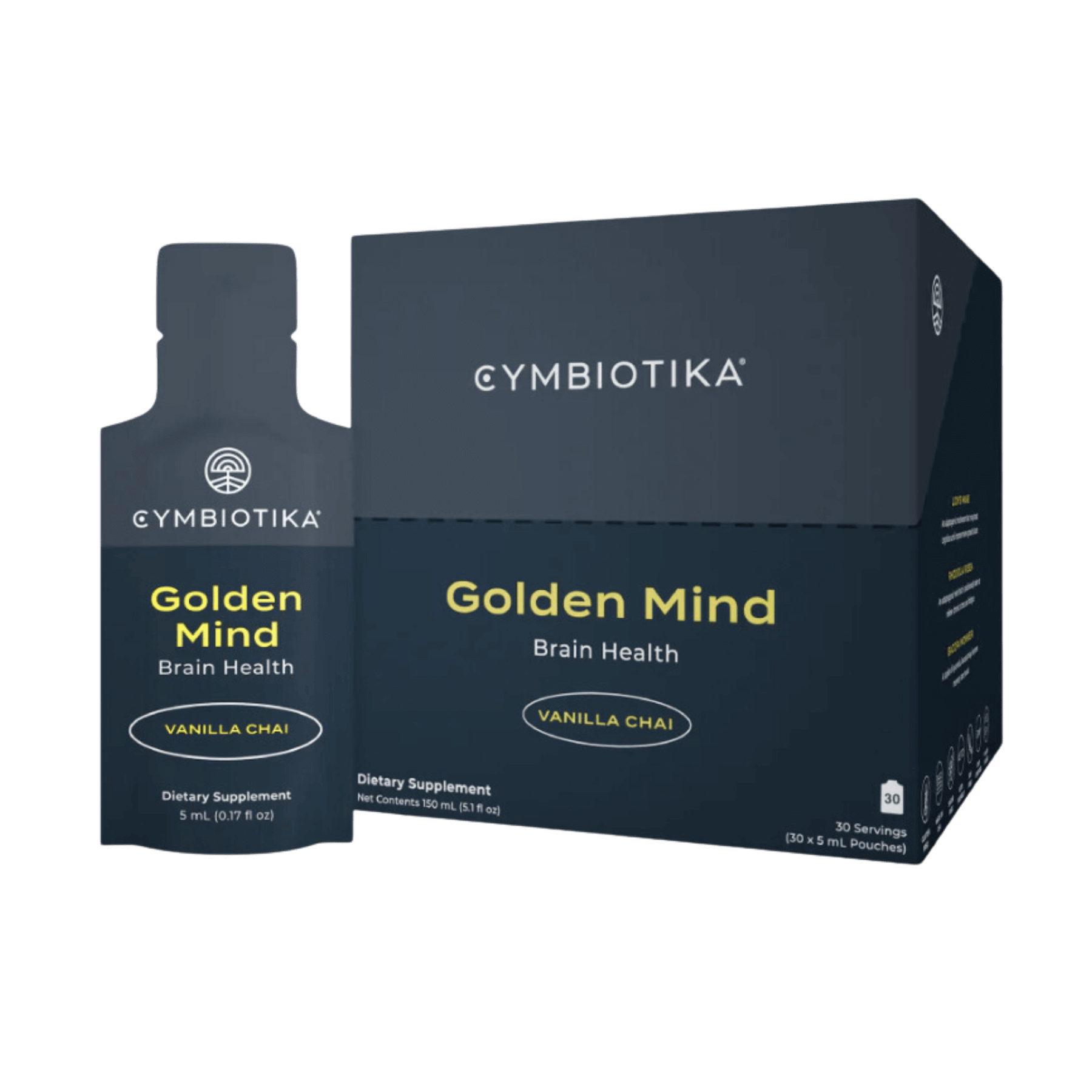 Image of Cymbiotika Golden Mind Brain Health packets