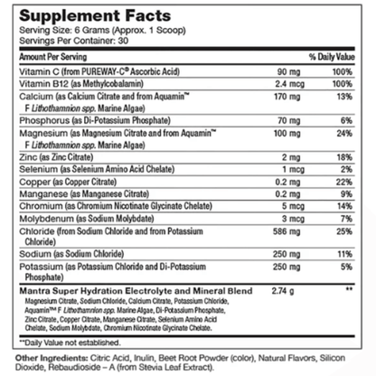 Mantra Labs Hydrate Powder Fruit Punch