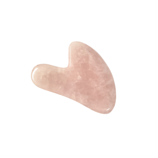 Rose Quartz Gua Sha Heart 1
