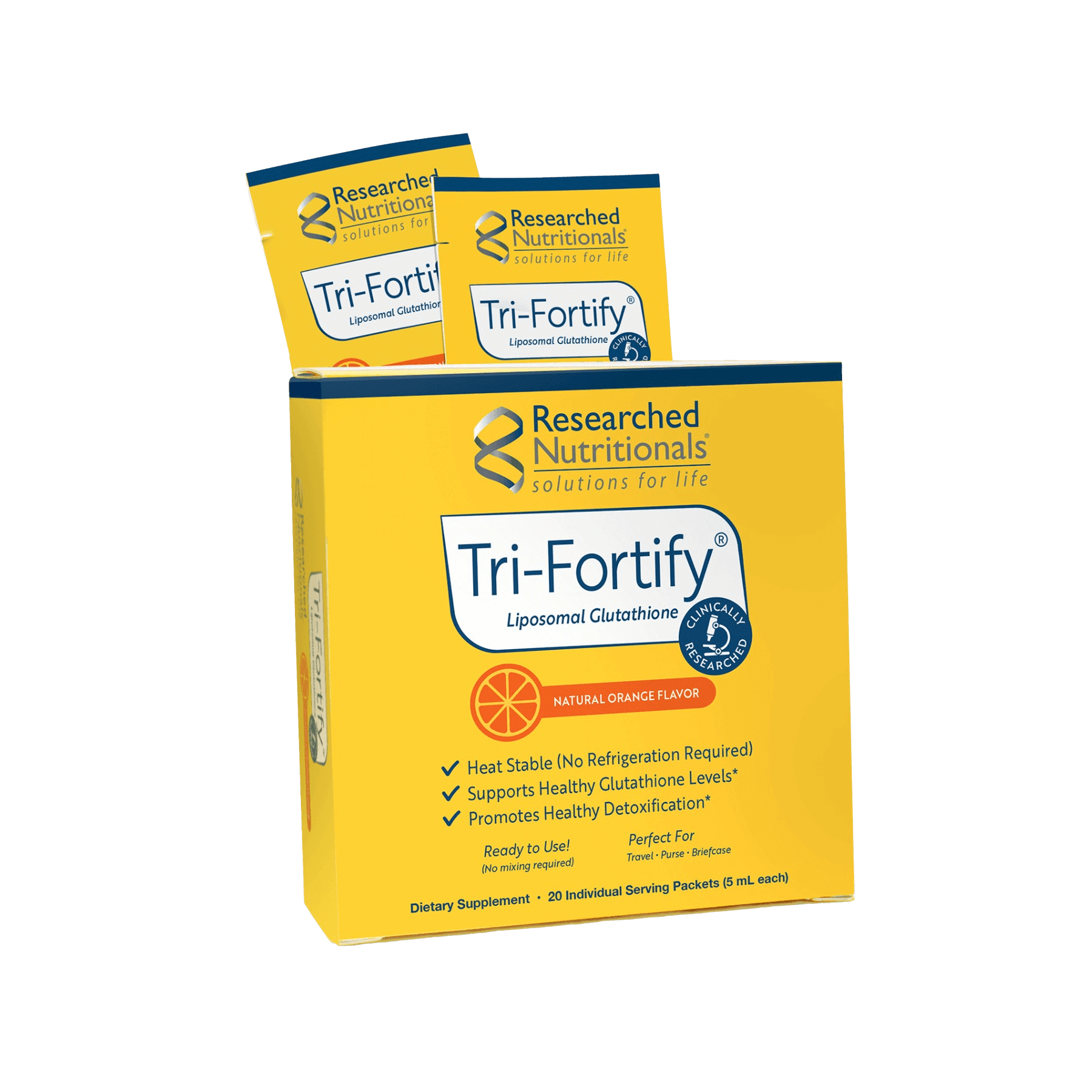 liposomal glutathione gel Researched Nutritionals Tri-Fortify Liposomal Glutathione 20 Individual  Packets