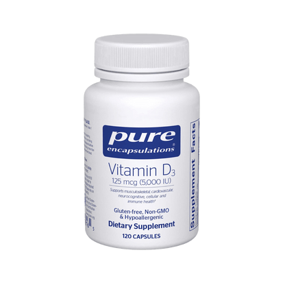 Pure Encapsulations Vitamin D3 125 mcg capsules