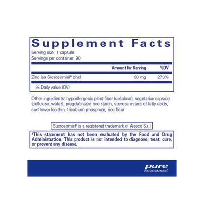 Pure Encapsulations UltraZin Zinc Capsules