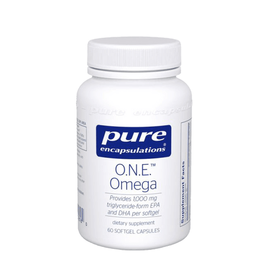 Pure Encapsulations ONE omega softgels