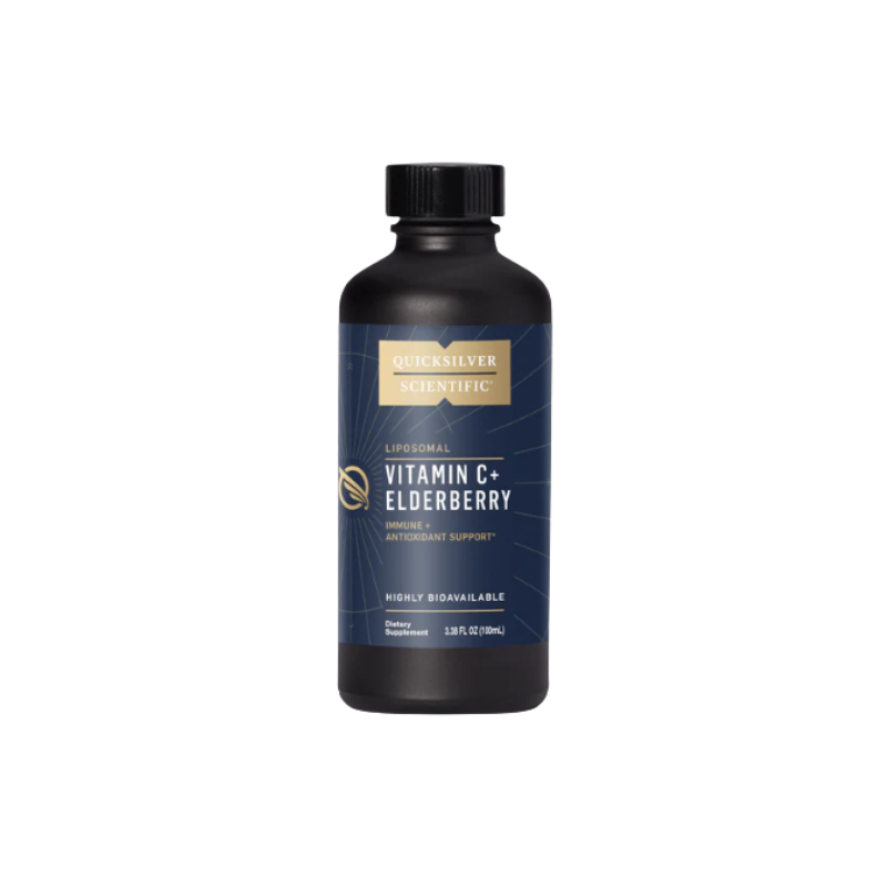QuickSilver Liposomal Vitamin C + Elderberry Liquid