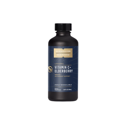QuickSilver Liposomal Vitamin C + Elderberry Liquid