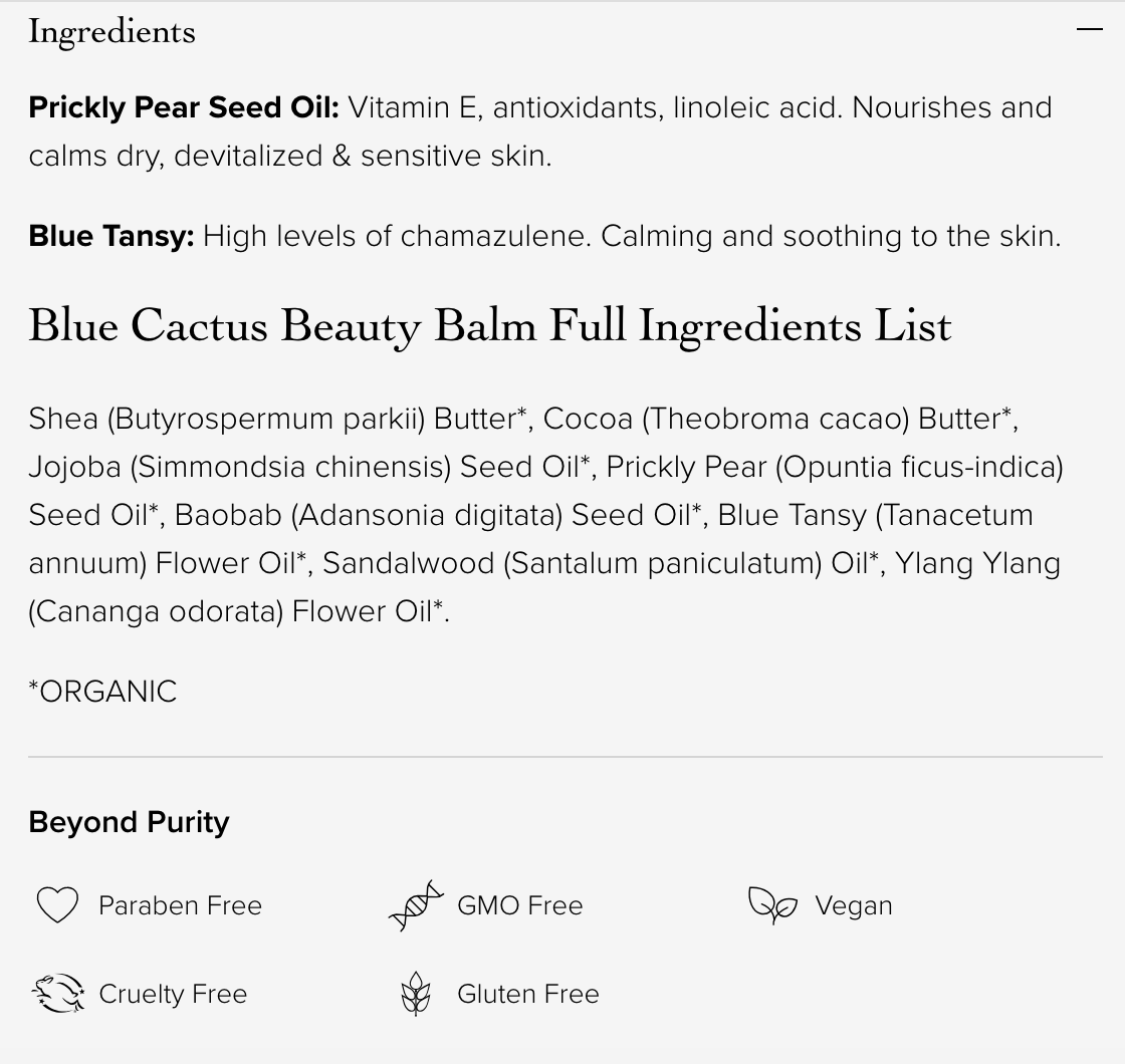 Evanhealy Blue Cactus Beauty Elixir