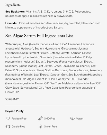 Evanhealy Sea Algae Serum