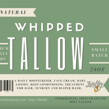 LadyMay Unscented Whipped Tallow 
