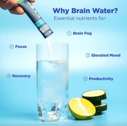 BrainTree Nutrition Brain Water Cucumber Lime Electrolytes