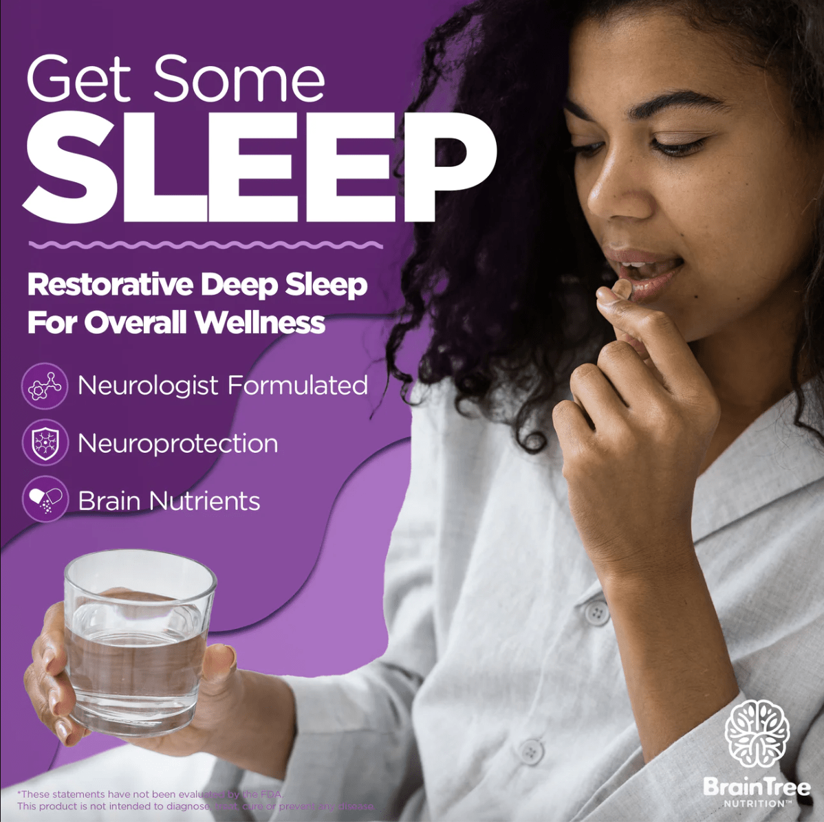 BrainTree Nutrition Deep Sleep Capsules