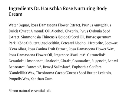 Dr. Hauschka Rose Nurturing Body Cream
