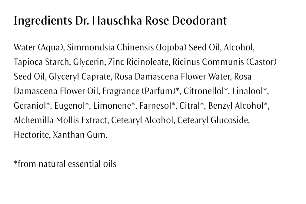 Dr. Hauschka Rose Deodorant
