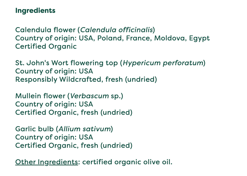 Herb Pharm Mullein Garlic Oil Compound