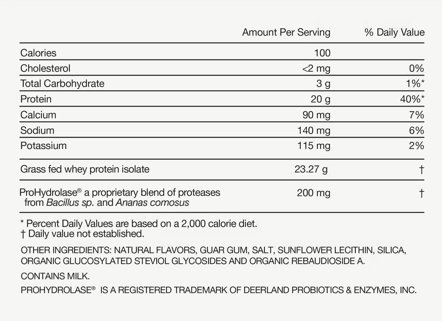 Momentous Essential Grass-Fed Whey Protein Powder
