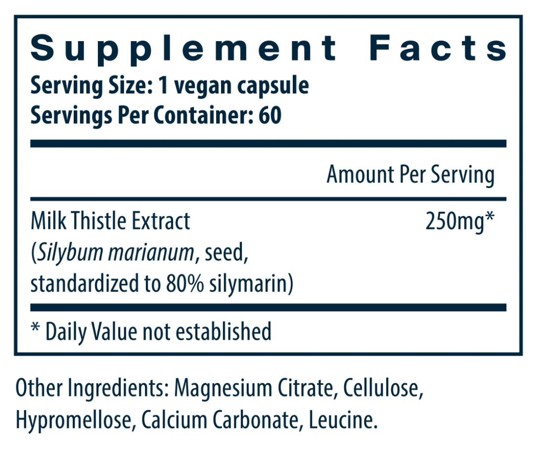 Vital Nutrients Milk Thistle Extract Capsules