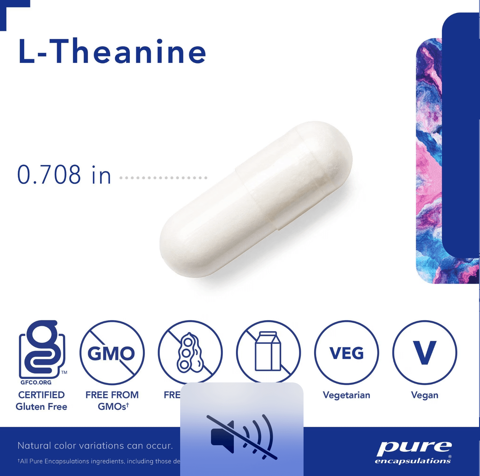 Pure Encapsulations L-Theanine Capsules