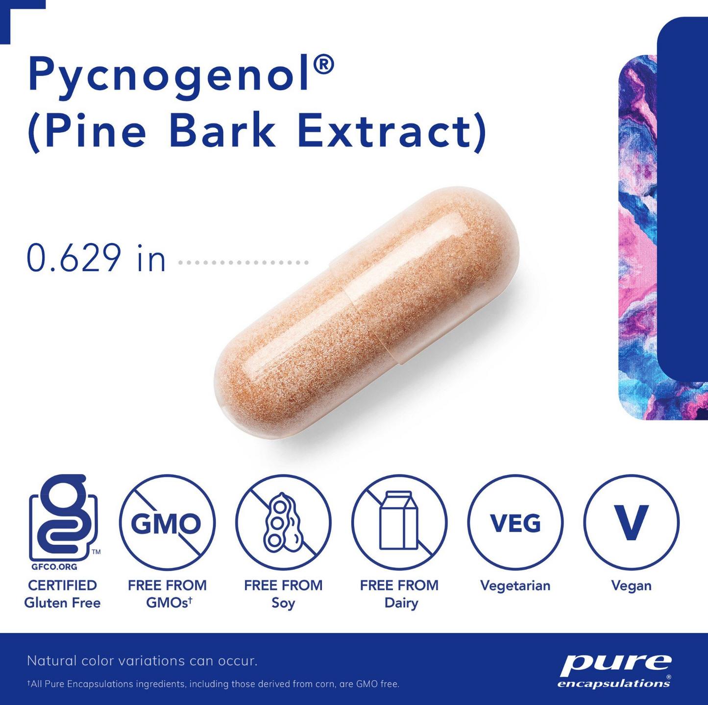 Pure Encapsulations Pycnogenol (Pine Bark) 50mg Capsules