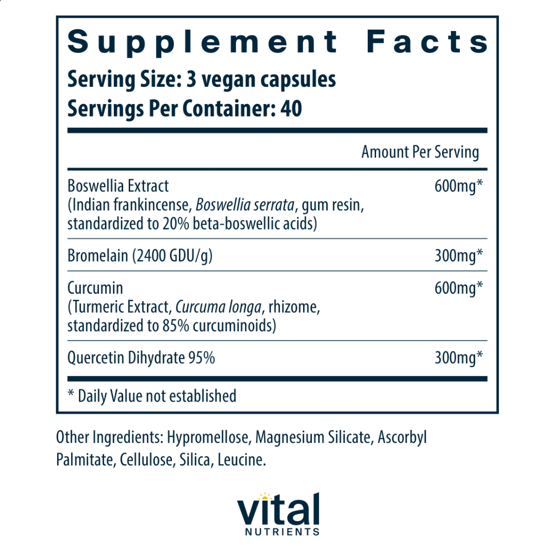 Vital Nutrients BCQ Capsules