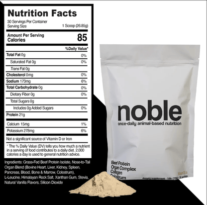 Noble Animal-Based Nutrition Protein Powder