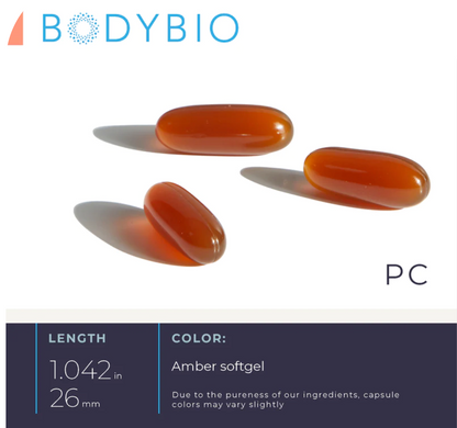 BodyBio PC (Phosphatidylcholine) Capsules
